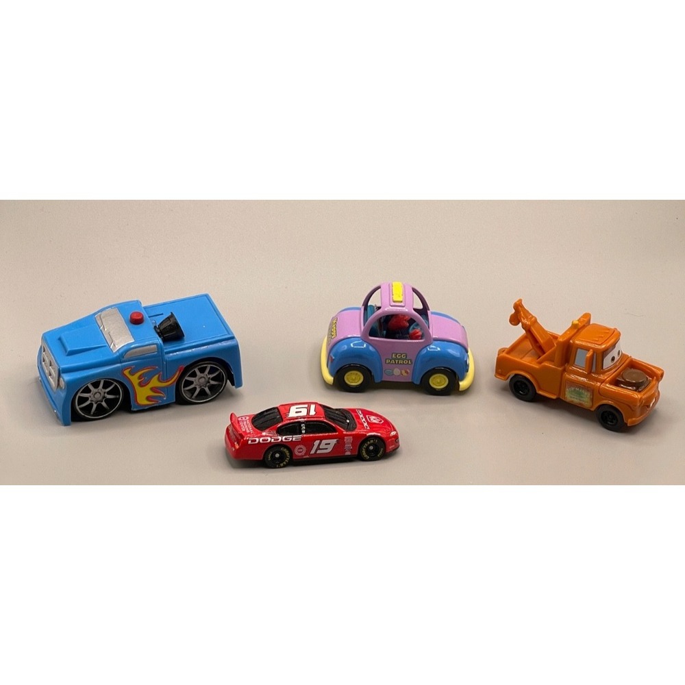 Toy Car Lot Disney Pixar Mater Hot Wheels Blings Elmo Egg Patrol Dodge 19